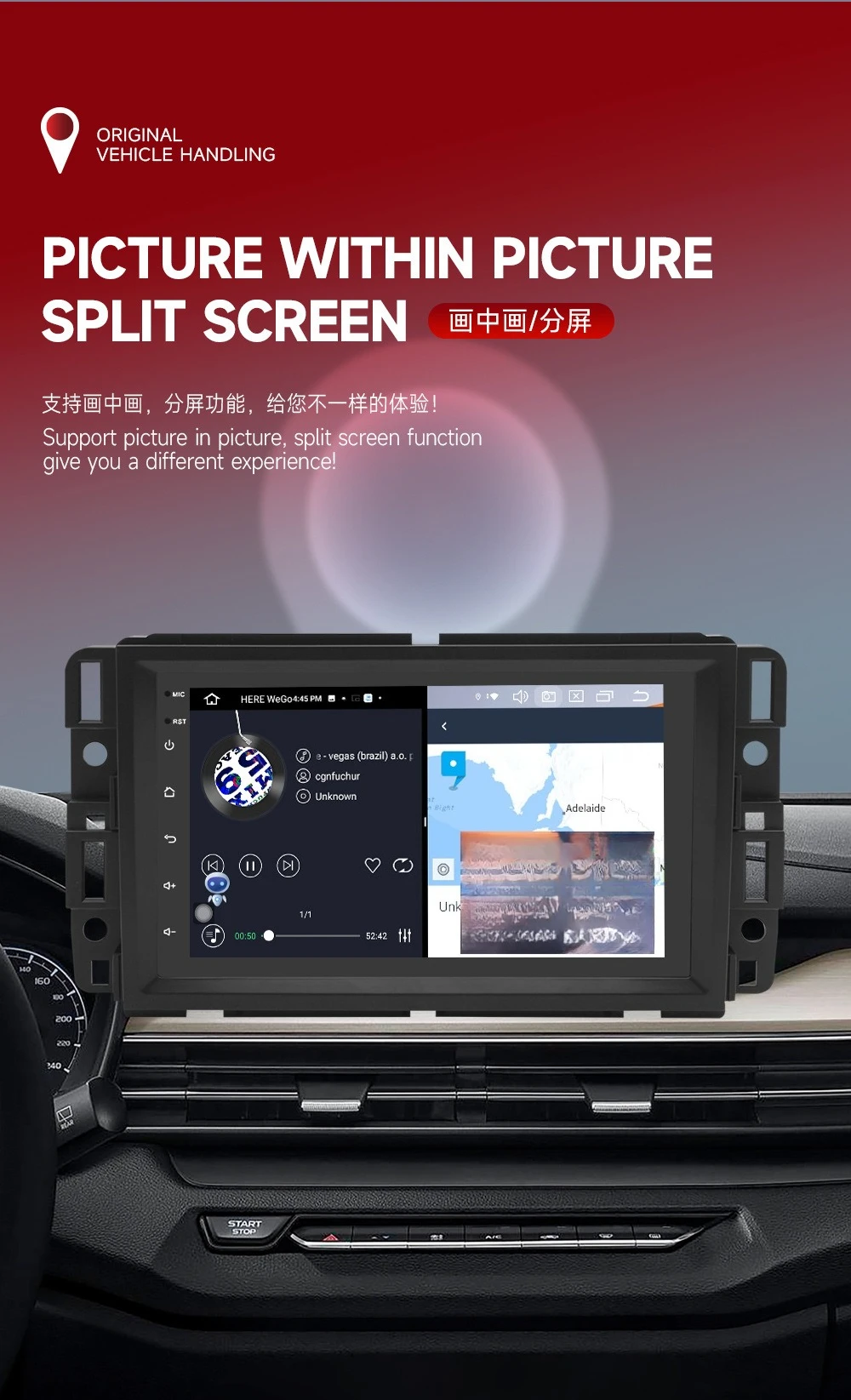 ينطبق على B U I C K Android Navigation C H E V R O L E T GMC سيارة شاشة كبيرة 7 بوصة الكل في واحد نظام ملاحة GPS