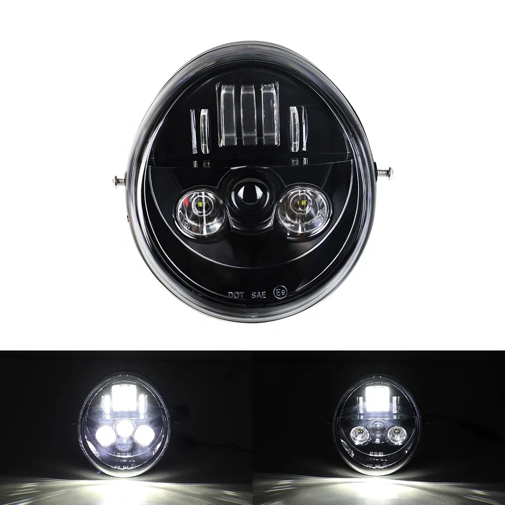 Vrod LED Front Headlight Hi/Low Beam Motorcycle Headlamp Assembly For V Rod VRSCF VRSC VRSCR 2002-2017 view 5