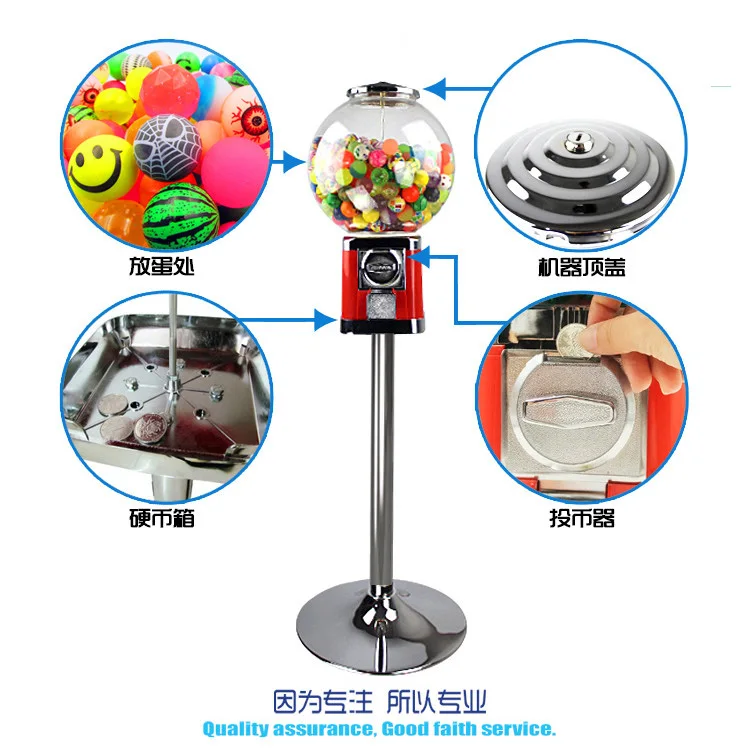 Coin Operated Gumball Vending Machine