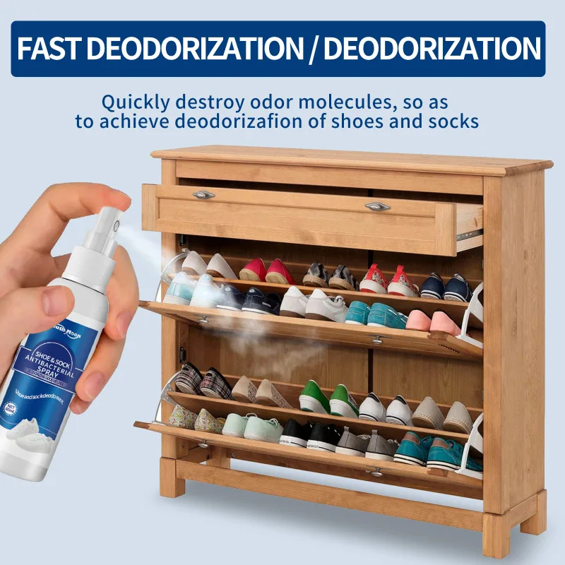 Home Shoe Cabinet Cleaning Deodorizing Spray Strong Dry Odor Removing