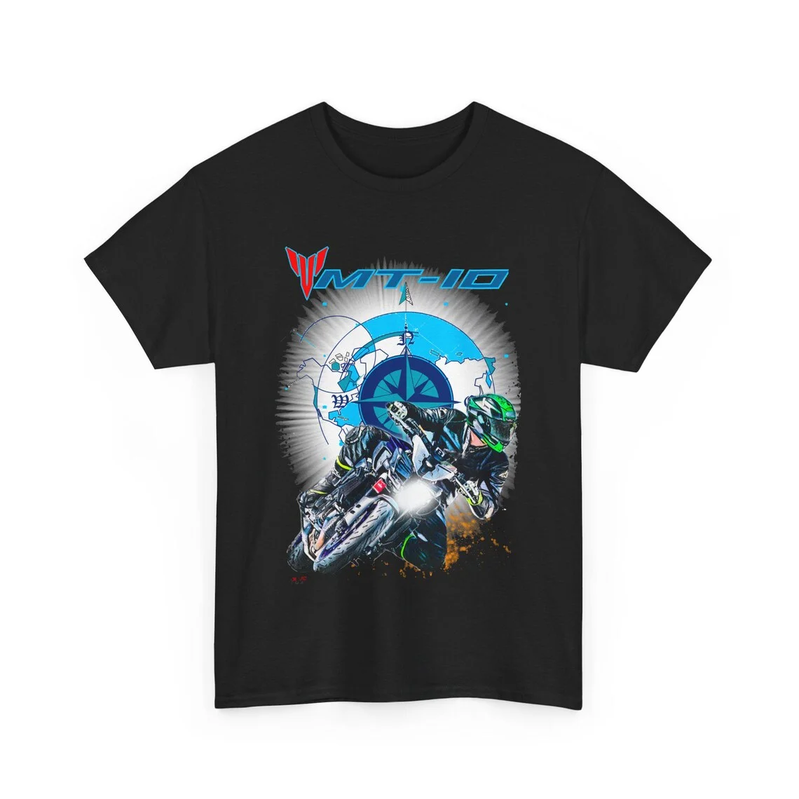 

New summer Casual Men T Shirt MT-10 T-shirt motorcycle Graphic Short Sleeves Moto Apparel for Bikers Cool