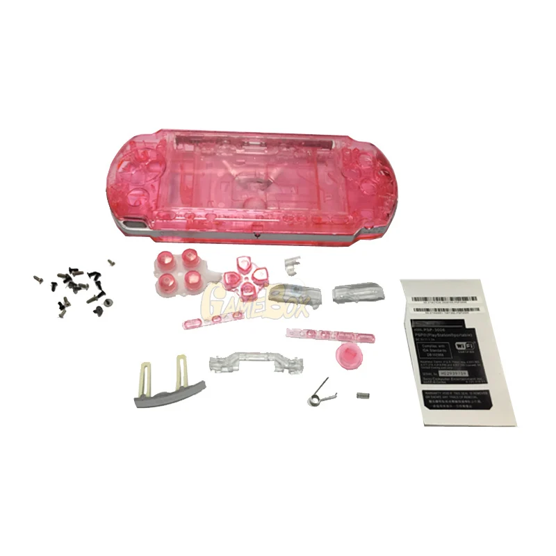15-цветный полный корпус для игровой консоли PSP3000, сменный чехол с комплектом кнопок, бесплатная защитная пленка