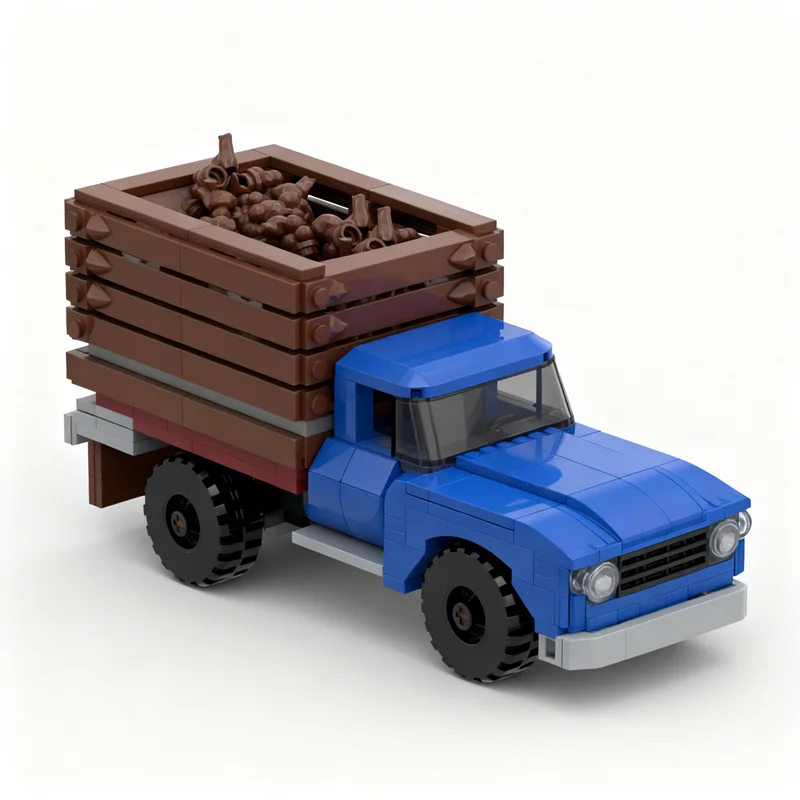 

351pcs MOC BTTF Chevroleteed Advance The Manure City Champions Model Building Toy Christmas Gift Blocks Architecture Idea