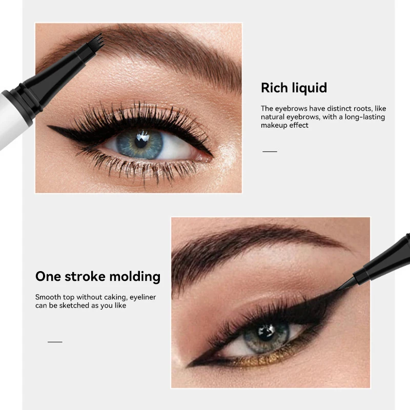 Magic Eyebrow Pen Long Lasting Waterproof Makeup Contouring Pen Fine Stroke Creates Natural Effect Women Beauty Cosmetics 2024