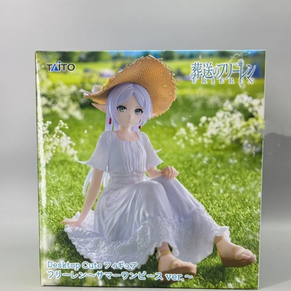 

TAiTO Frieren Beyond Journey's End Anime Desktop Cute Frieren Summer Dress Ver. PVC Action Figures Model Figurine 13CM