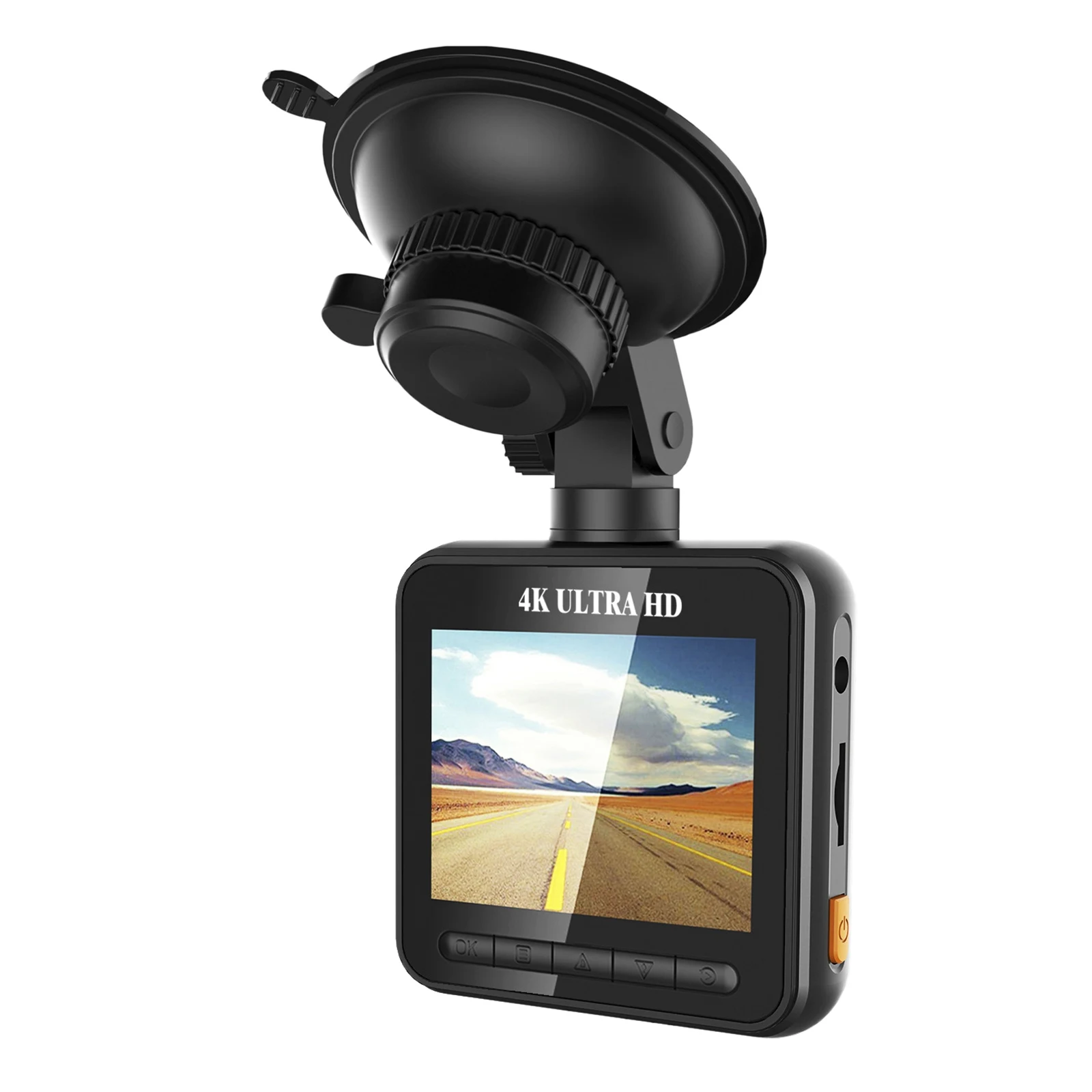 

4K Dash Cam 2 Inch DVR Car Driving Recorder Night Vision WDR Built-in GPS Wi-Fi G-Sensor Motion