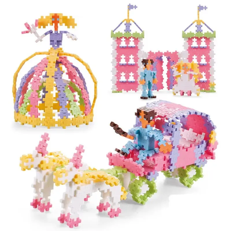 DIY Creative Building Blocks Lot Pack Plus Plus Classic  Building Blocks Assembled Birthday Gifts Children's Educational Toys