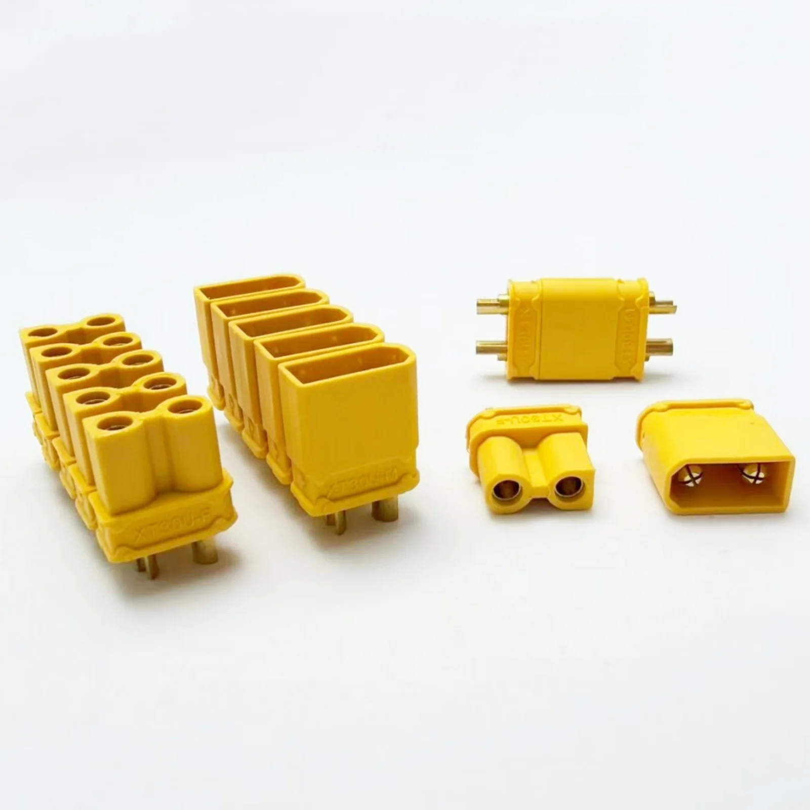 10Pcs XT30U XT30 Connector Male Female Bullet Banana Connectors Plug For RC FPV Lipo Battery RC Quadcopter ESC