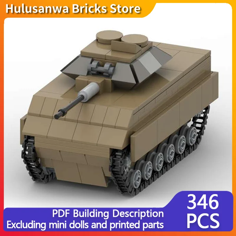 ACAVP Gepanzertes Auto Modell MOC Bausteine Krieg Ausrüstung Modulare Technologie Geschenke Urlaub Montieren Kinder Spielzeug Anzug