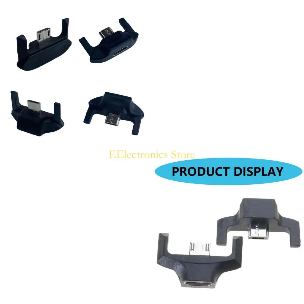 B03C USB C Converters Adapters Micros To Type C Replacement Part For Gaming Mouse Construction Universal Fit G900 G903