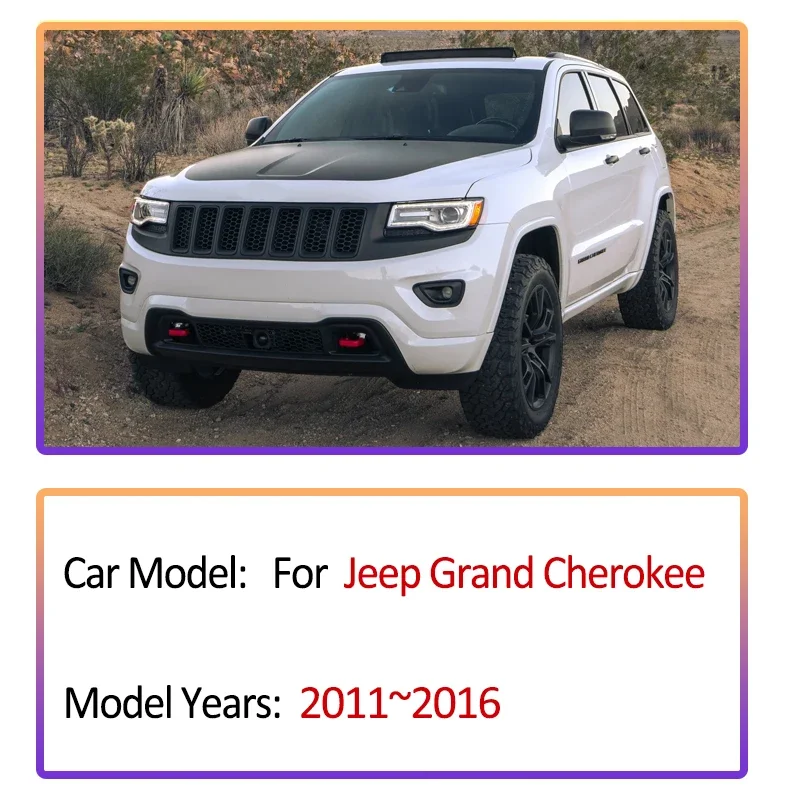 Car Trunk Curtain For Jeep Grand Cherokee WK2 2011~2016 Retractable Trunk Cargo Cover Partition  Auto Accessories 2013 2015 2012