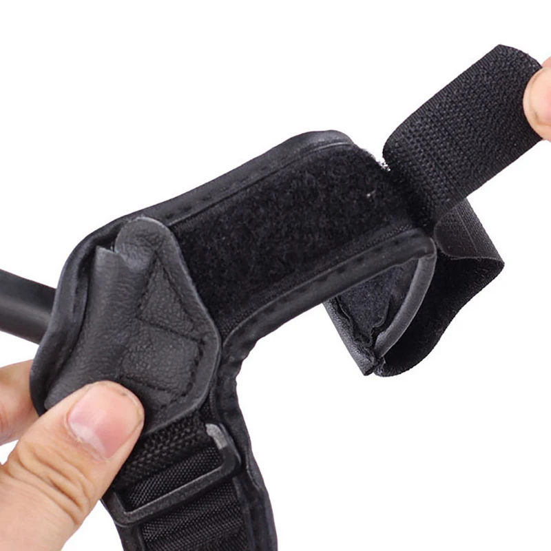1Pc Bogenschießen Sattel Mitteilung Hilfe Schwarz Farbe Verbindung Bogen Strap Schießen Pro Pfeil Trigger Armband Bogenschießen Bogen – Detail 10