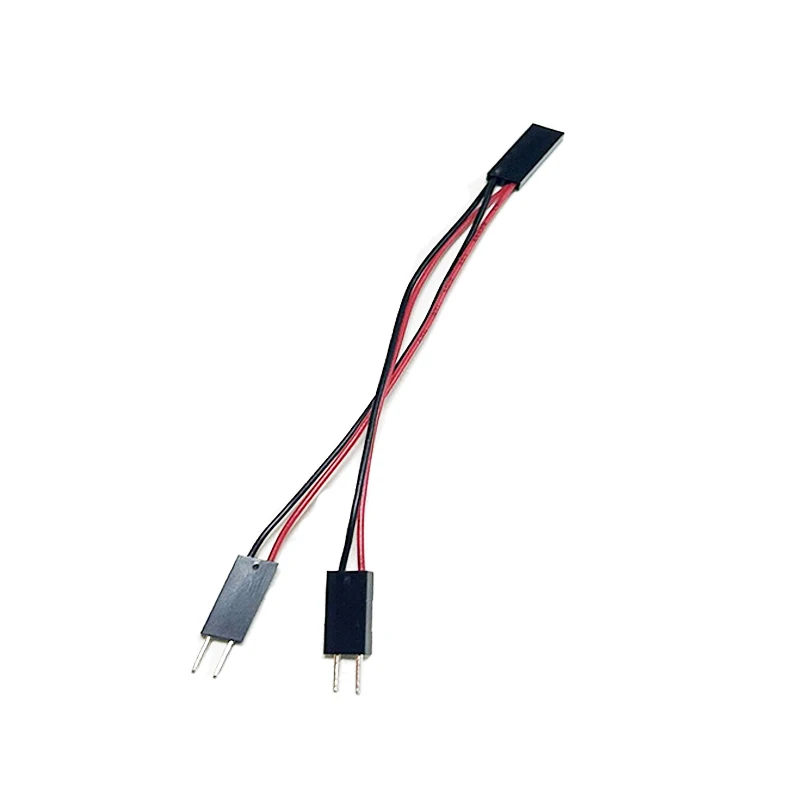 10cm Motherboard switch Power SW/ RESET SW/ HDD LED /POWER LED 1 to 2 double Adapter Cable