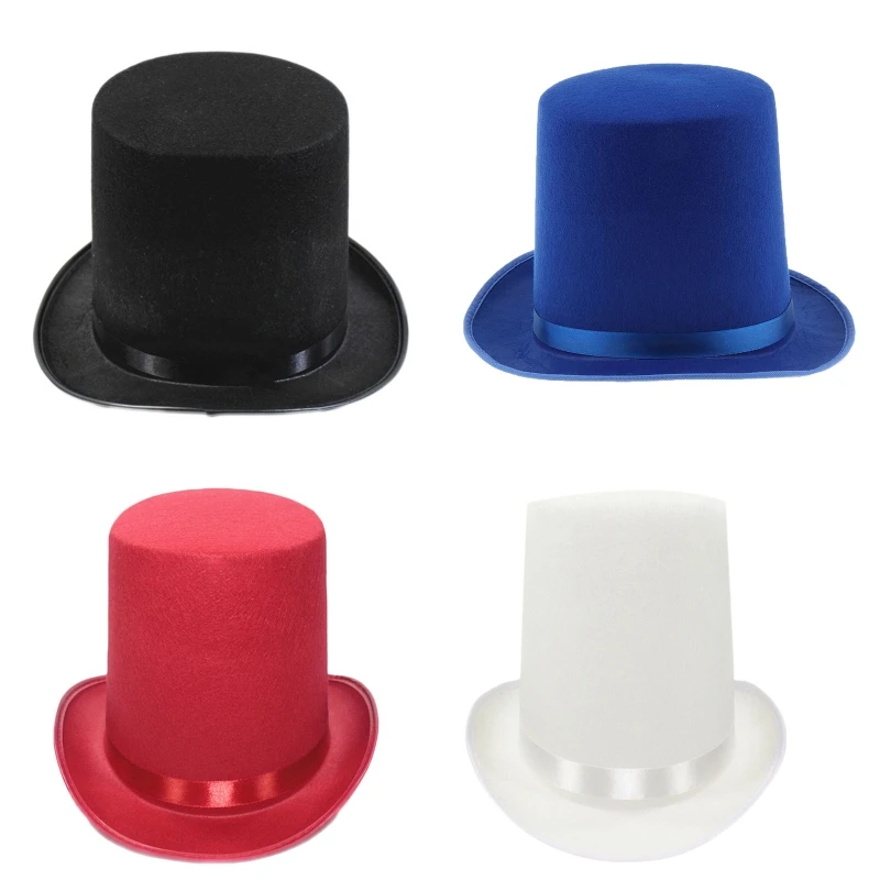 Black Top Hat Magician Top Hat Bowler Top Hat Halloween Stage Performances Dropsale