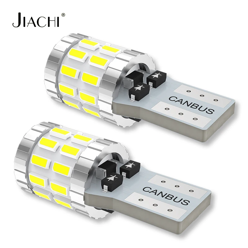 

Jiachi 50 шт. T10 W5W светодиодные лампы Canbus 168 194 3014 SMD автомобильный парковочный светильник освещение номерного знака габаритные огни лампы для чтения 12 В