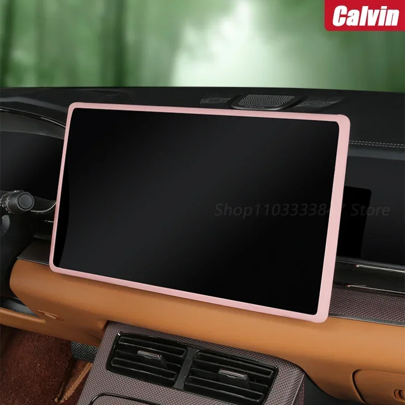 For BYD Han DM-i/EV Car Navigation Screen Frame Protective Cover Meter Central Control Display Silicone Modification Accessories