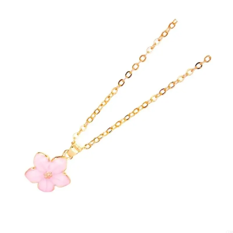 Elegant Cherry Pendant Necklace Dainty Alloy Chain Jewelry with Adjustable Length for Daily Wear and Special Occasions