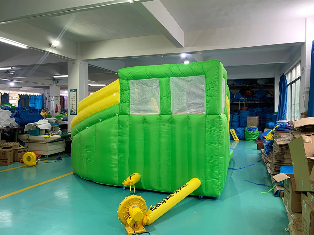 Inflatable Water Slide Park With Blower Children Kids toys Bounce House Water Slide Pool Bouncy Castle For Kids Summer Toys 8018