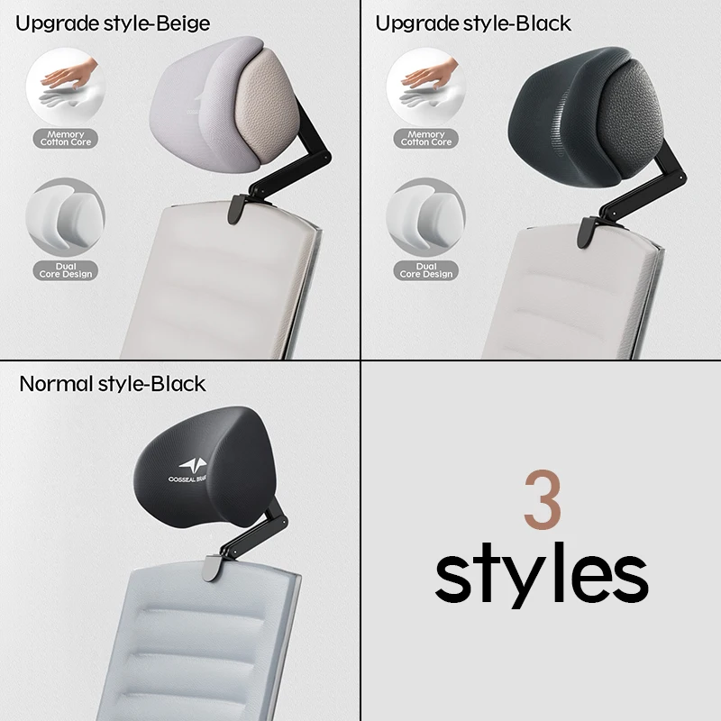 

Chair Neck Pillow Ergonomic Chair Headrest Cushion Chair Universal Breathable Durable For Computer Office Chair Accessories