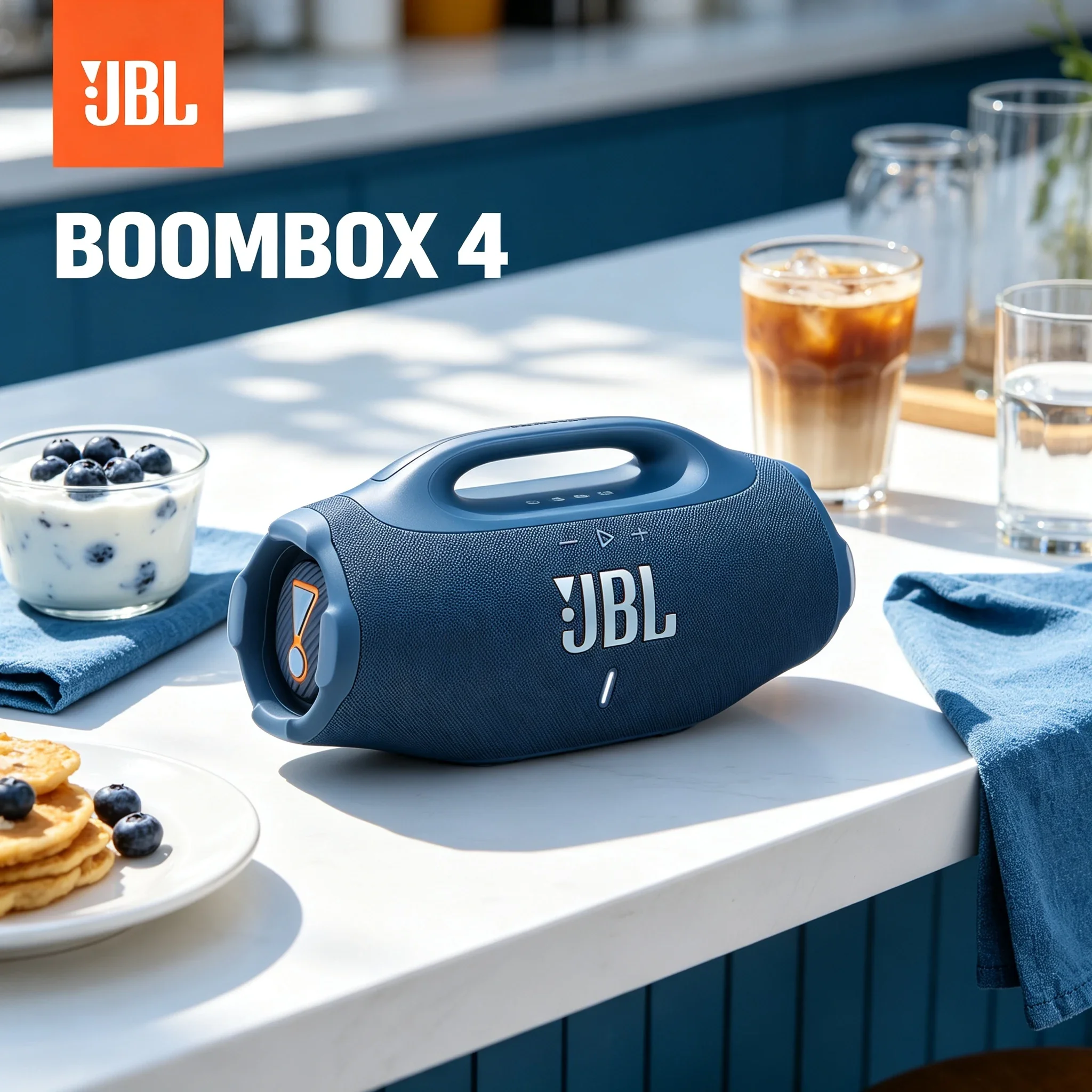 JBL BOOMBOX4 God of War 4th Generation Bluetooth Speaker Outdoor Camping and Camping Multi Machine Interconnected Speaker
