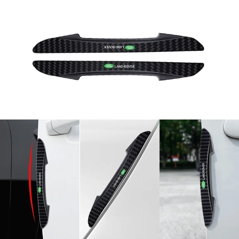 4Pcs Auto Car Door Rear View Mirror Cover Protection Strip For Land Rover Discovery 3 4 R4 LR2 Range Rover Evoque Sport Dander