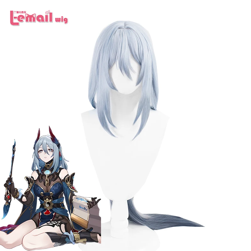 Honkai: Star Rail HFurnished Cosplay Wig, L-email, Ultraviolet, Synthetic Hair Wig, 95-100cm, Long, Gradient Document Wig, Heat Degree, Game