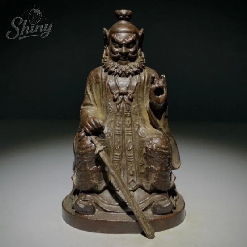 Antiques Zhang Tianshi Bronze Statue Tianshi Zhong Kui Buddha Statue Antique Collection