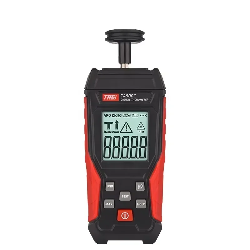 TASI TA500C Non-contact/Contact Two-in-one Tachometer Handheld Photoelectric Tachometer