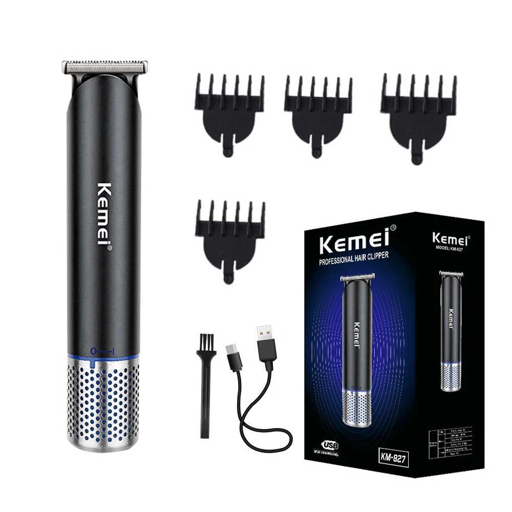 Kemei KM-827 professional electric hair clipper popular electric hair clipper mute oil head trimmer household hair clipper