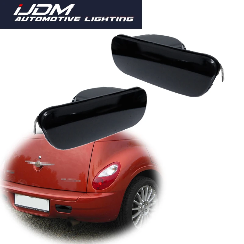 

For 2006 2007 2008 2009 2010 Chrysler PT Cruiser Rear Bumper Reflector Tail Light Cover Shells No Bulb/Socket Car Accessories