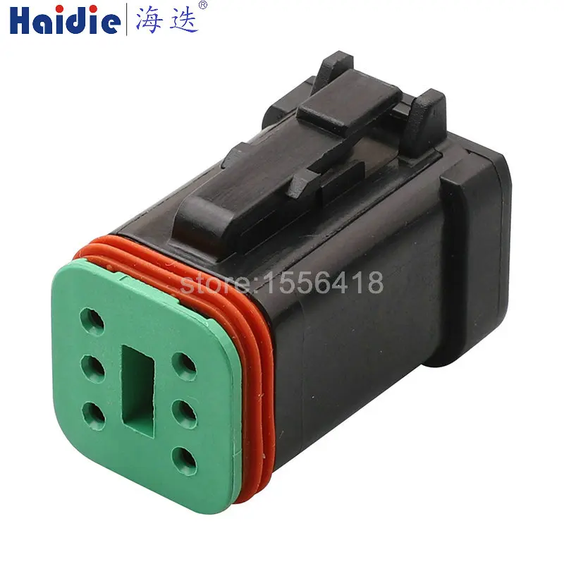 

1-20 sets 6pin cable wire harness connector housing plug connector DT06-6S-E003