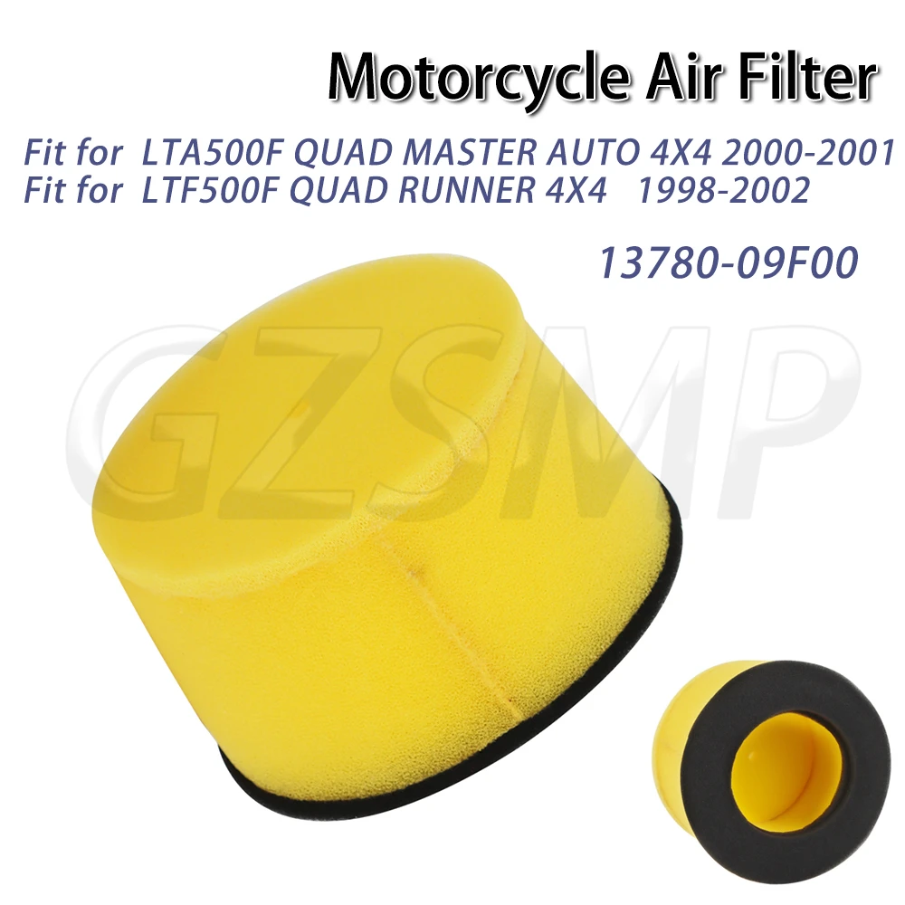 

Motorcycle Air Filter Double Foam Sponge Fit for Suzuki LT-F 500 Quadrunner 4x4 1998-2002 13780-09F00