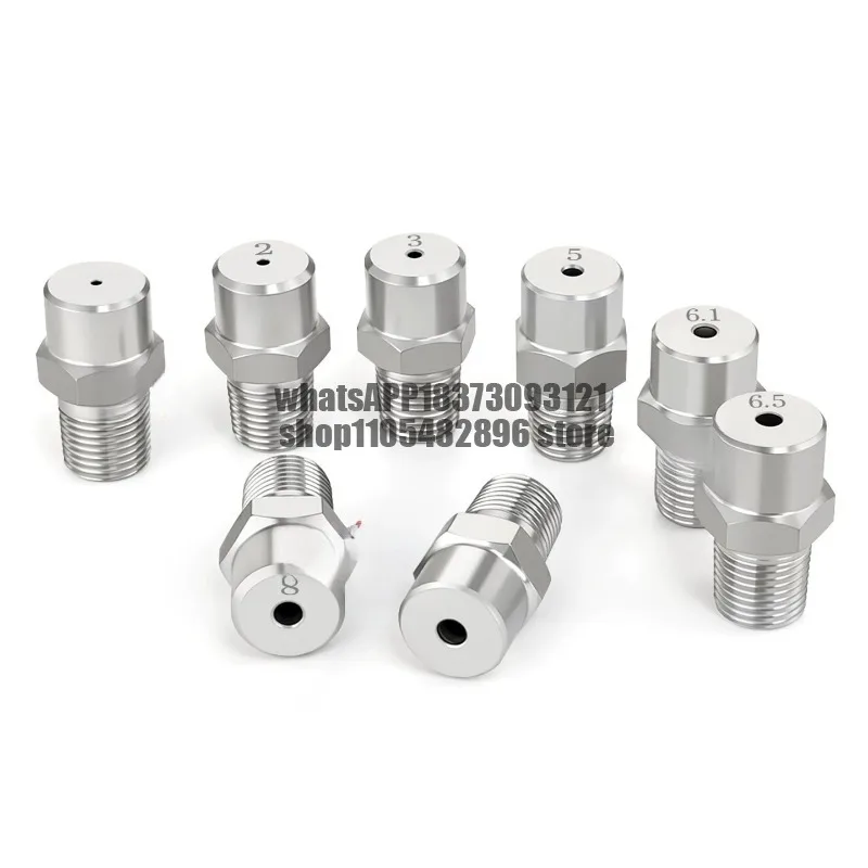 Solid conical nozzle 304 stainless steel atomizing nozzle Spray round dust removal and cooling high pressure sprayer nozzle