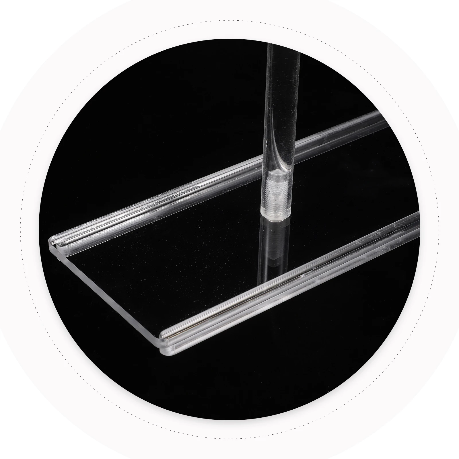 

Separation Funnel Holder Lab Rack Test Tube Stand Clear Acrylic Material Ergonomic Design Stability Teaching Equipment School