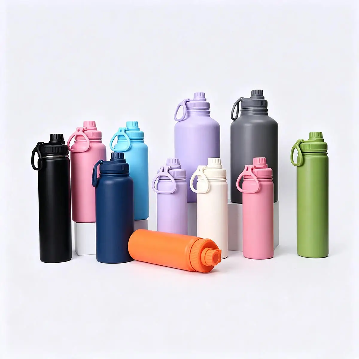 Drop-Resistant Design Modern Minimalist Outdoor Camping Portable Large-Capacity 304 Stainless Steel Vacuum Insulated Cup 6-12