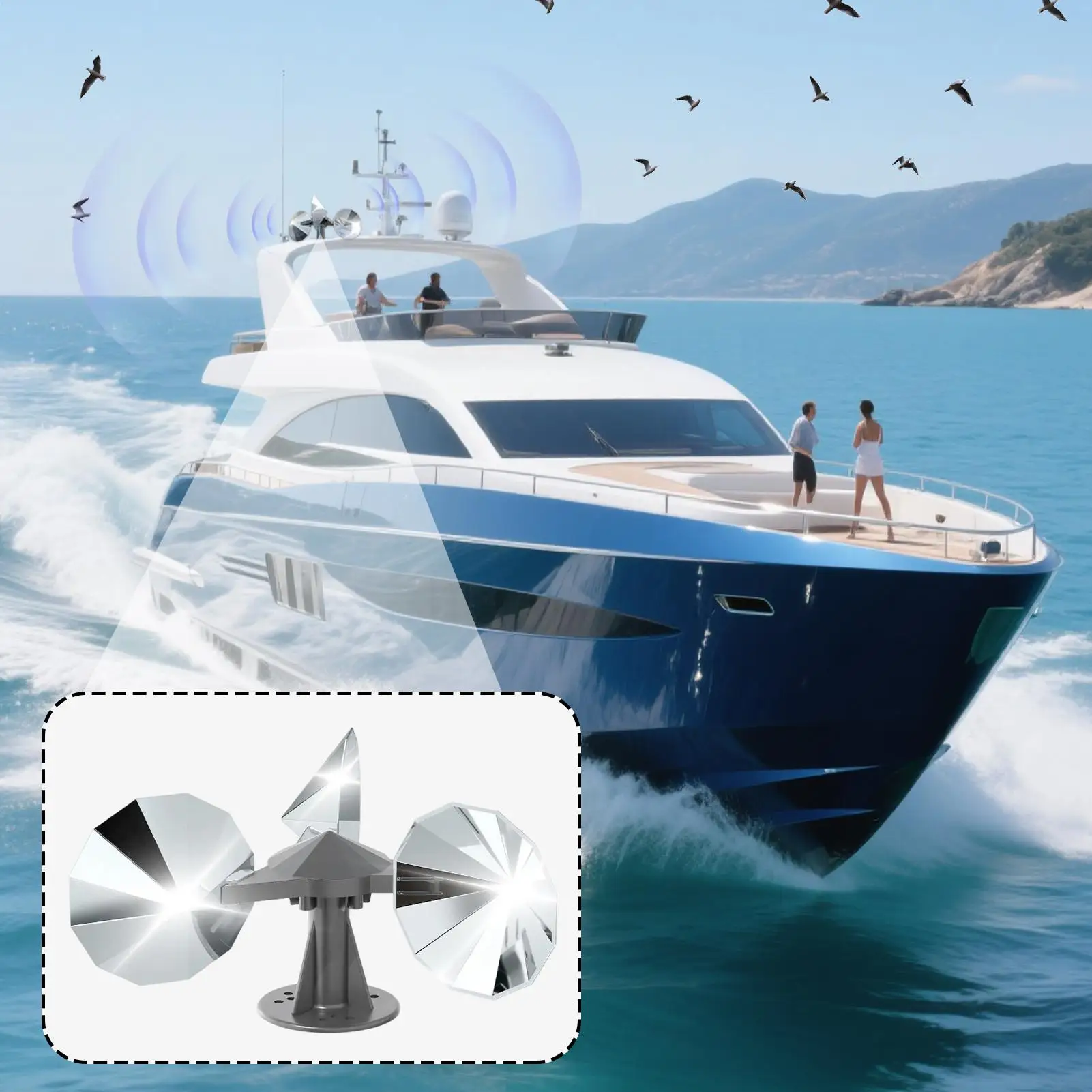 

Bird Reflectors Pigeon Rotating Away Reflective Device Garden Bird Reflectors For Garden Outdoor Backyard Porch Patio Balcony