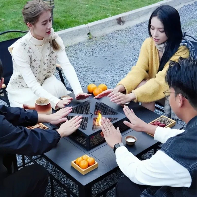 BBQ Grill Tea Table Heating Grill BBQ Grill 4