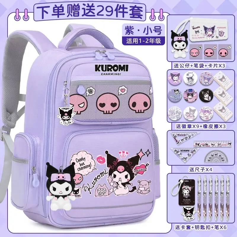 Sanrio-mochila escolar Clow M para estudiantes, resistente a las manchas, informal y ligera de gran capacidad, bonita mochila de dibujos animados