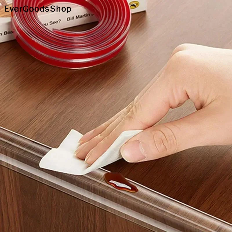 

New Table Edge Guard Furniture Corner Protector Strip Self Adhesive Transparent Kids Collision Proof Soft Bumper Baby Safety
