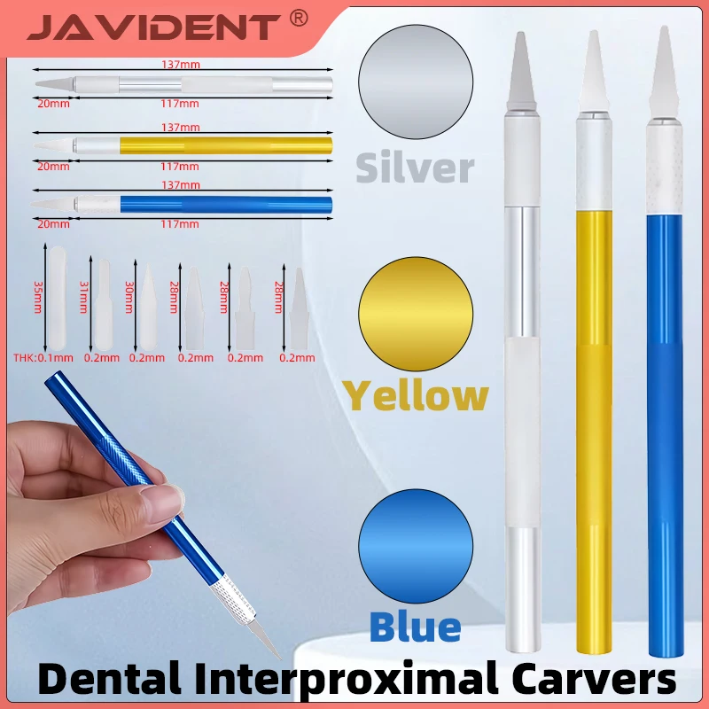 1 Set Dental Scalpel Blades and Handle for Dermaplaning DIY Cutting Repair Dentist Tools Sculpture Plaster Knife Trimmer