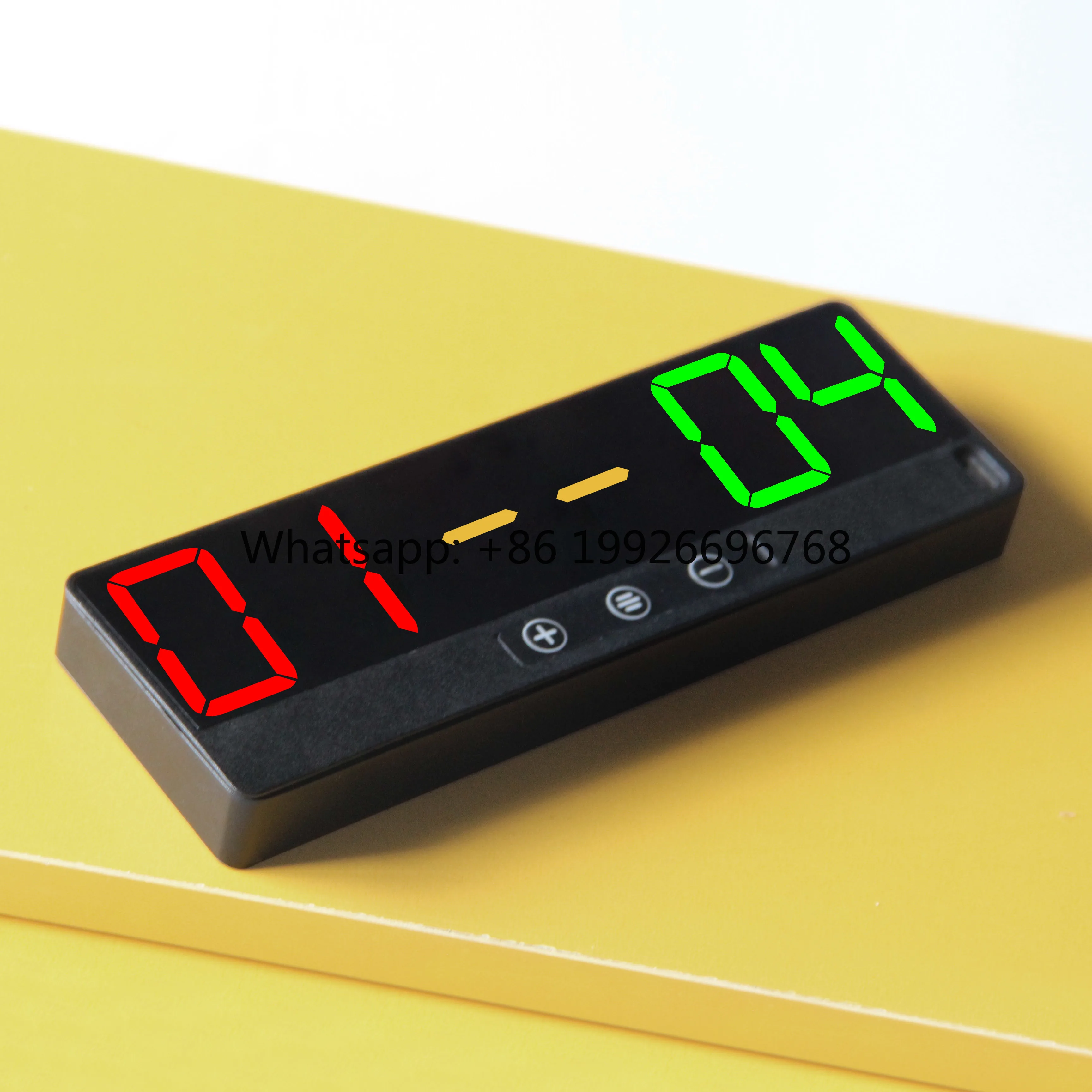 Multifunctional Portable Mini 4-Digit 1.5-Inch Rechargeable ABS Green Red Scoreboard Custom Logo Model Pickleball