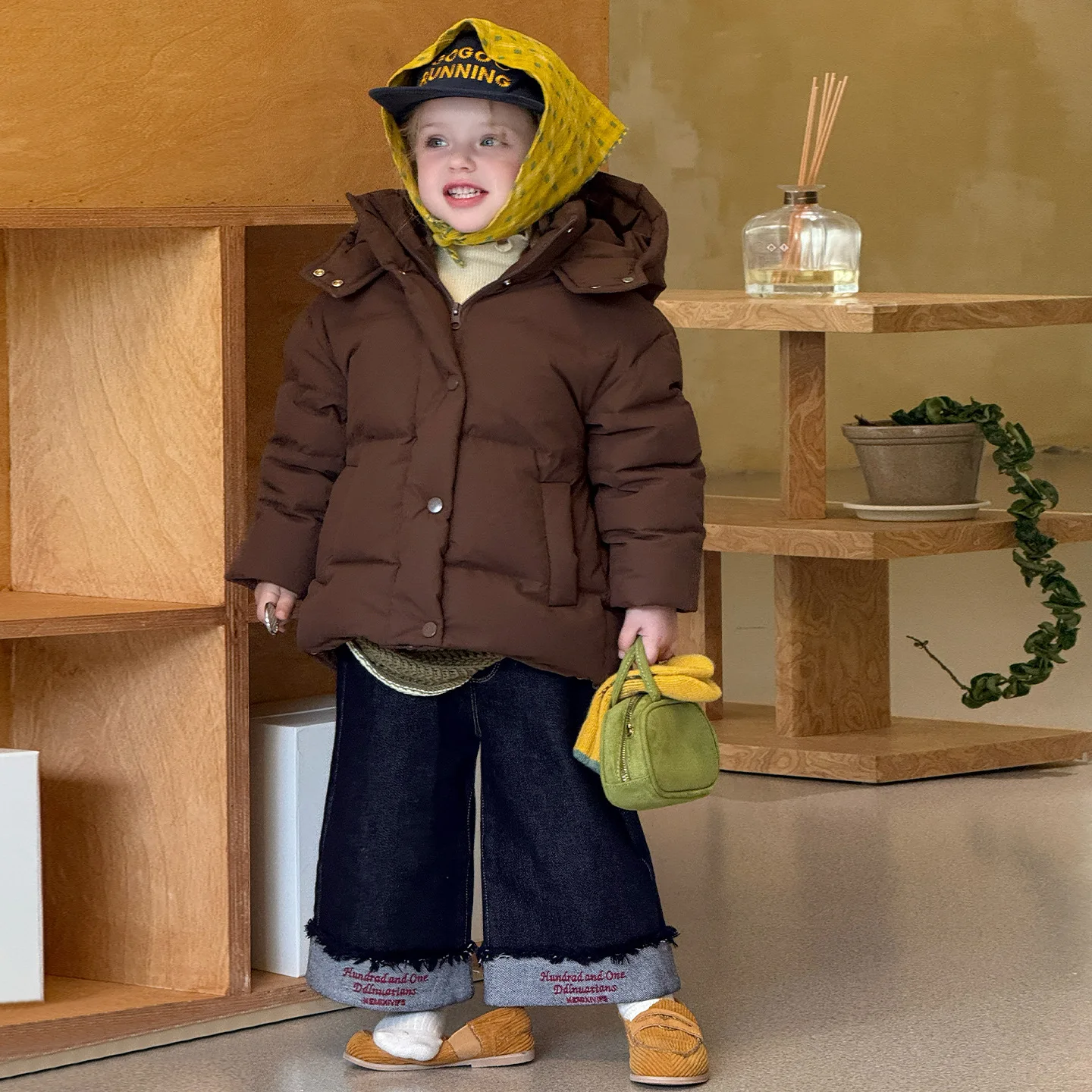 

2025 Kids Clothing Kids Down Jacket Winter Clothing New Thin Fashionable Girls' Jackets Baby Girl Clothes Boutique Clothes