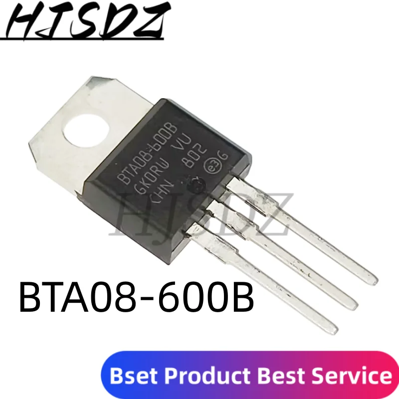 10 piezas BTA06-600B BTA06-600C BTA06-800B BTA08-600B BTA08-600C TO-220 BTA06 600 BTA08 600 TO220