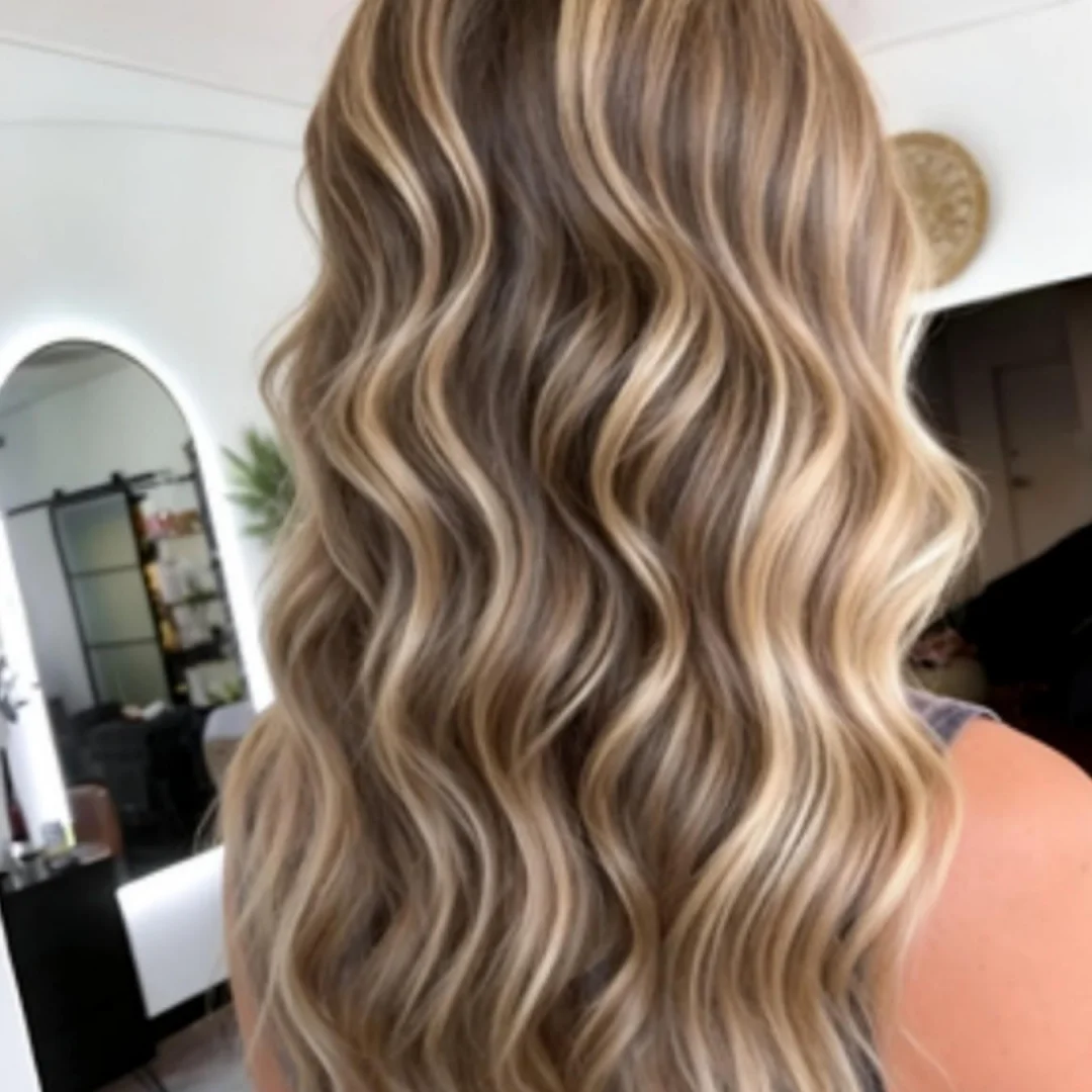 Natural Glueless HD Lace Ombre Blond 18Inch Body Wave Wig for Women Pre-Plucked Transparent Lace Frontal Versatile Hair Wig