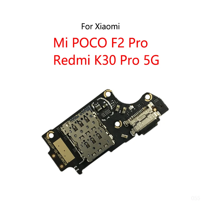 USB Charging Dock Port Socket Jack Plug Connector Charge Board Flex Cable For Xiaomi Redmi K30 Pro 5G / Mi POCO F2 Pro