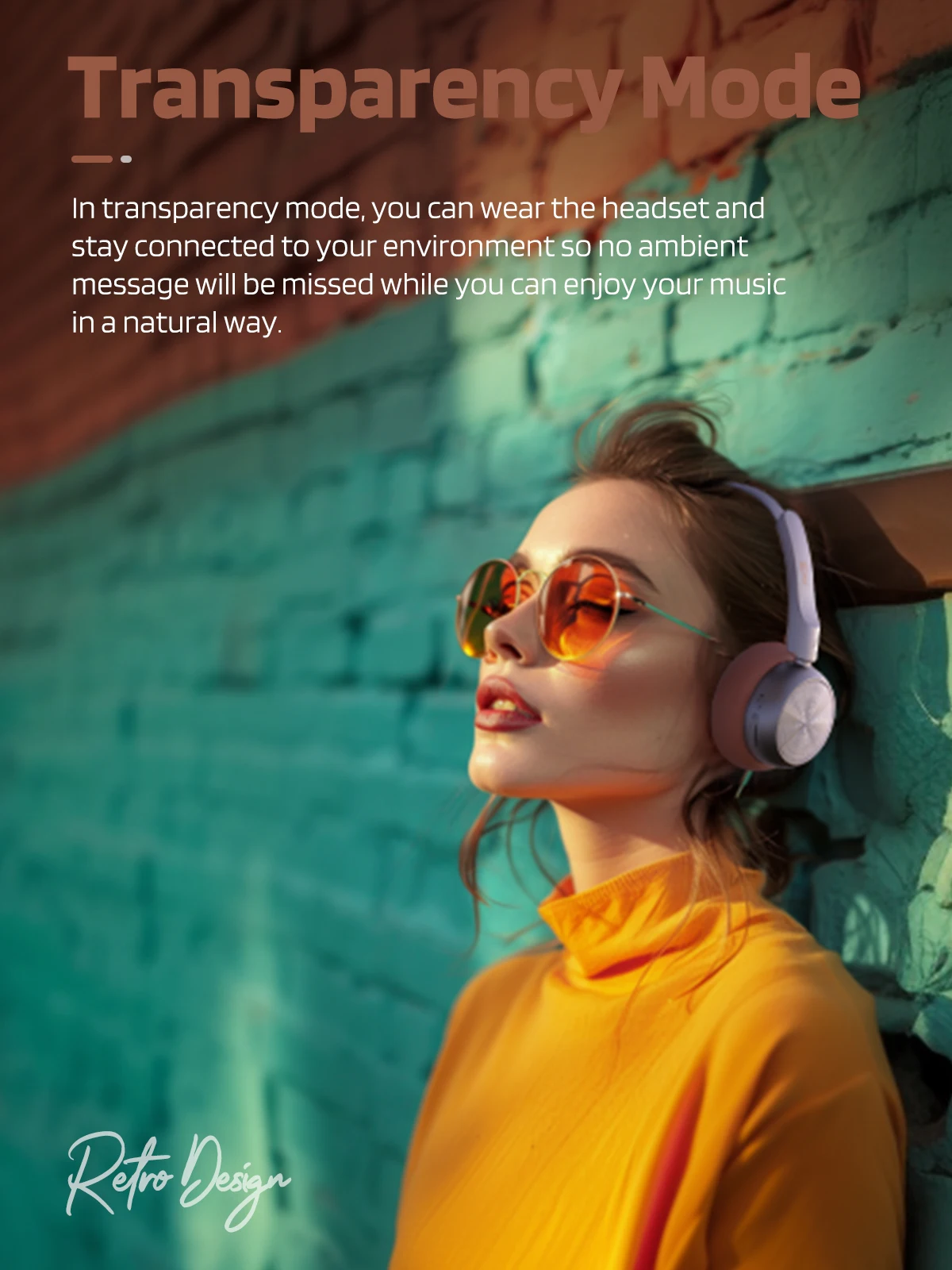 سماعة رأس عتيقة ، سماعة رأس معدنية ، سماعة رأس لاسلكية ، بلوتوث ، صوت HiFi ، وقت تشغيل 60 ساعة ، جهاز مزدوج ، موضة otd