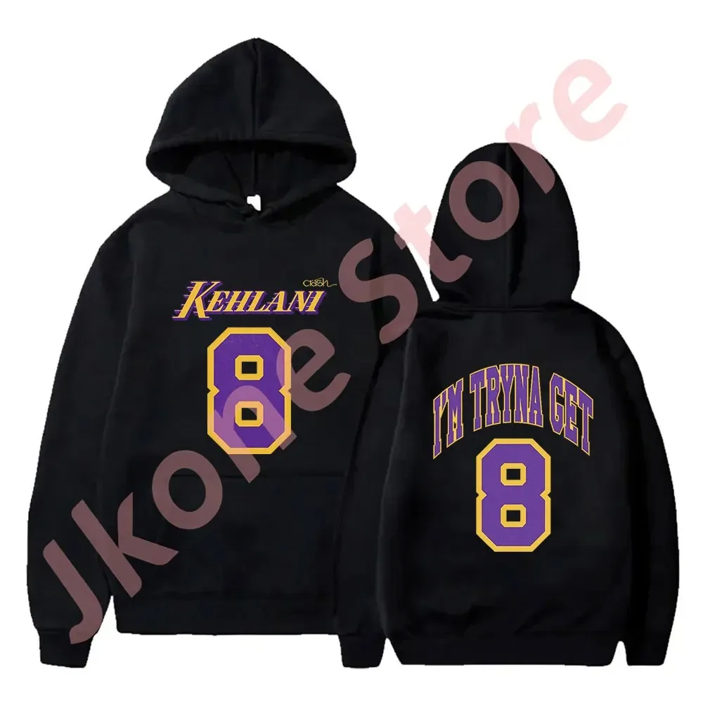 Kehlani 8 Logo Hoodies Crash World Tour Hooded Merch Sweatshirts Cosplay Women Men Fashion Streetwear