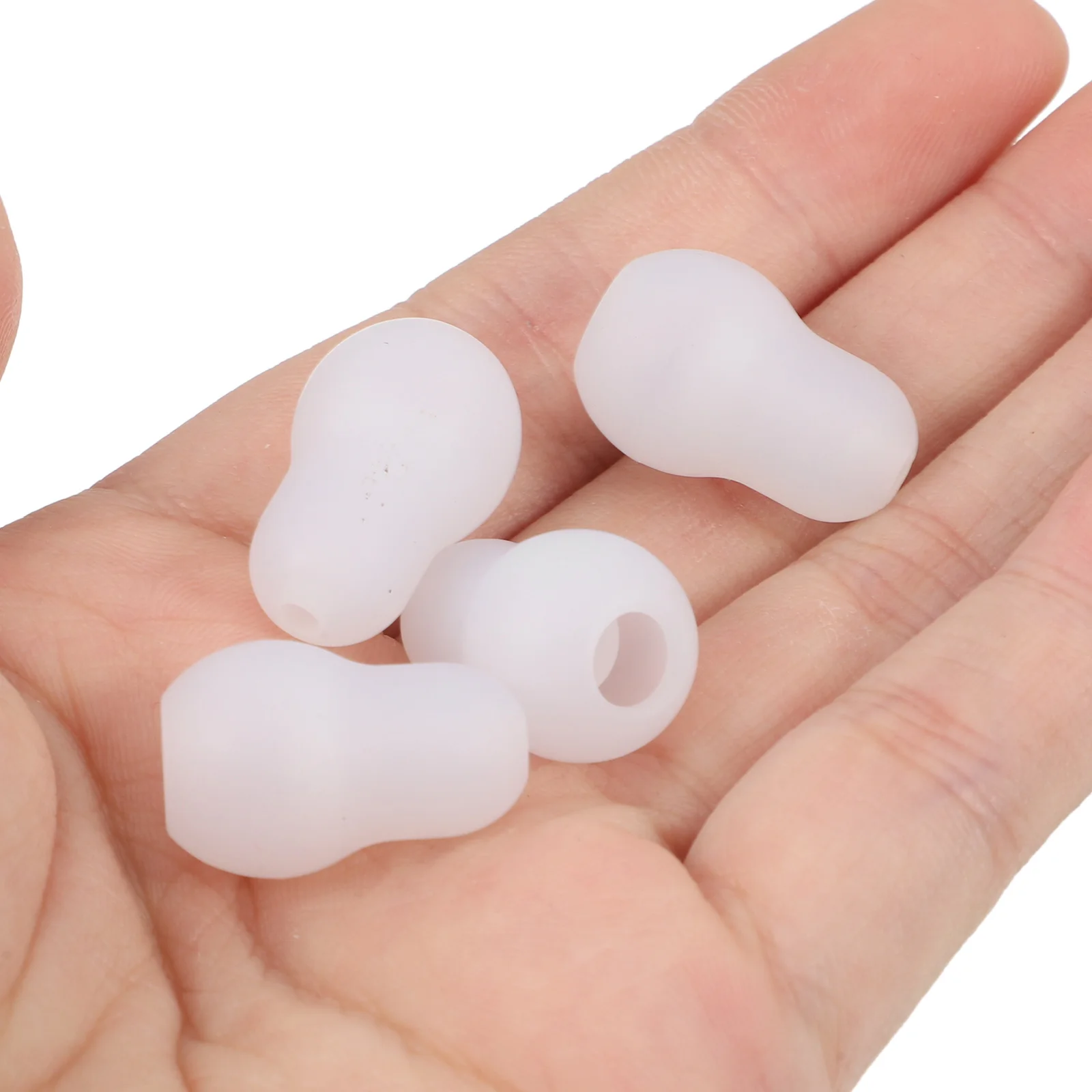 4Pcs Stethoscope Cover Earplugs Reusable Silicone Earbud Tips For Stethoscopes Fittings Sealing Stoscope White Black