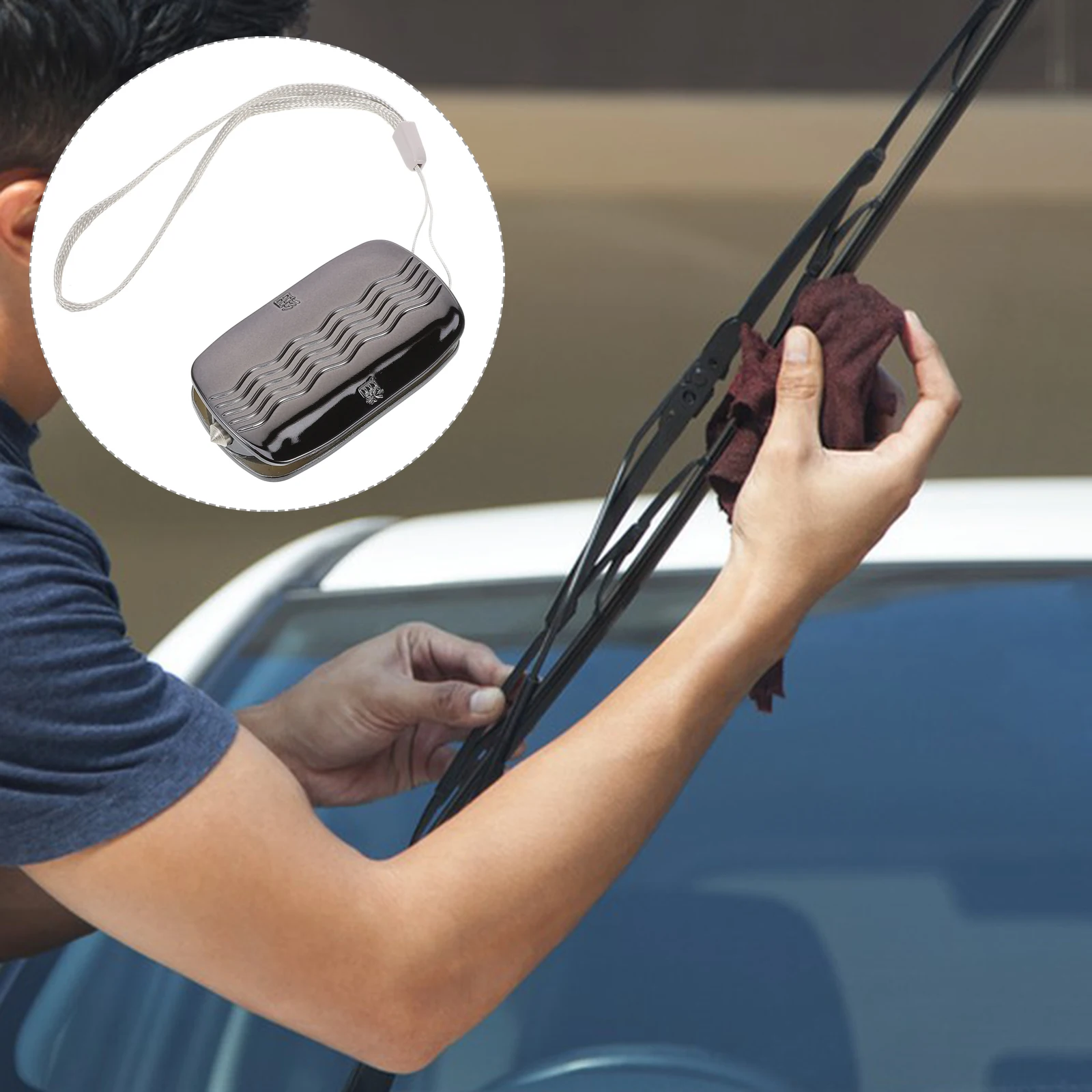 

Windscreen Wiper Strip Repair Blue Car Windshield Wipers Accessory Universal Strips Prolong Durability Enhance