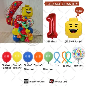 8 best sales लेगो जन्मदिन की सजावट - №1